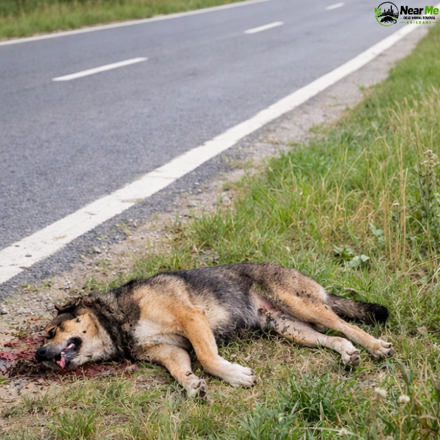 Before Dead Dog Removal